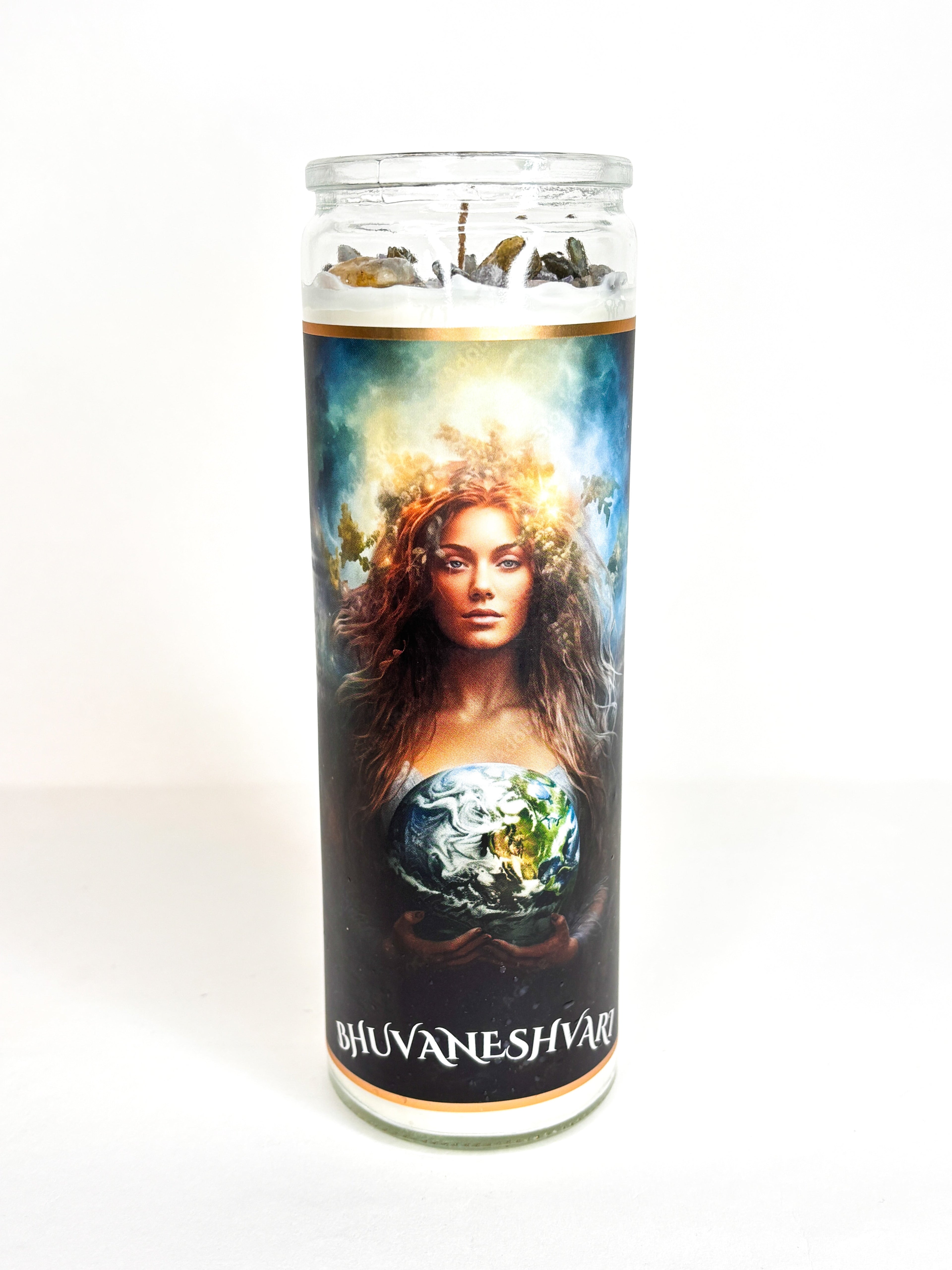 Bhuvaneshvari Crystal Altar Candle