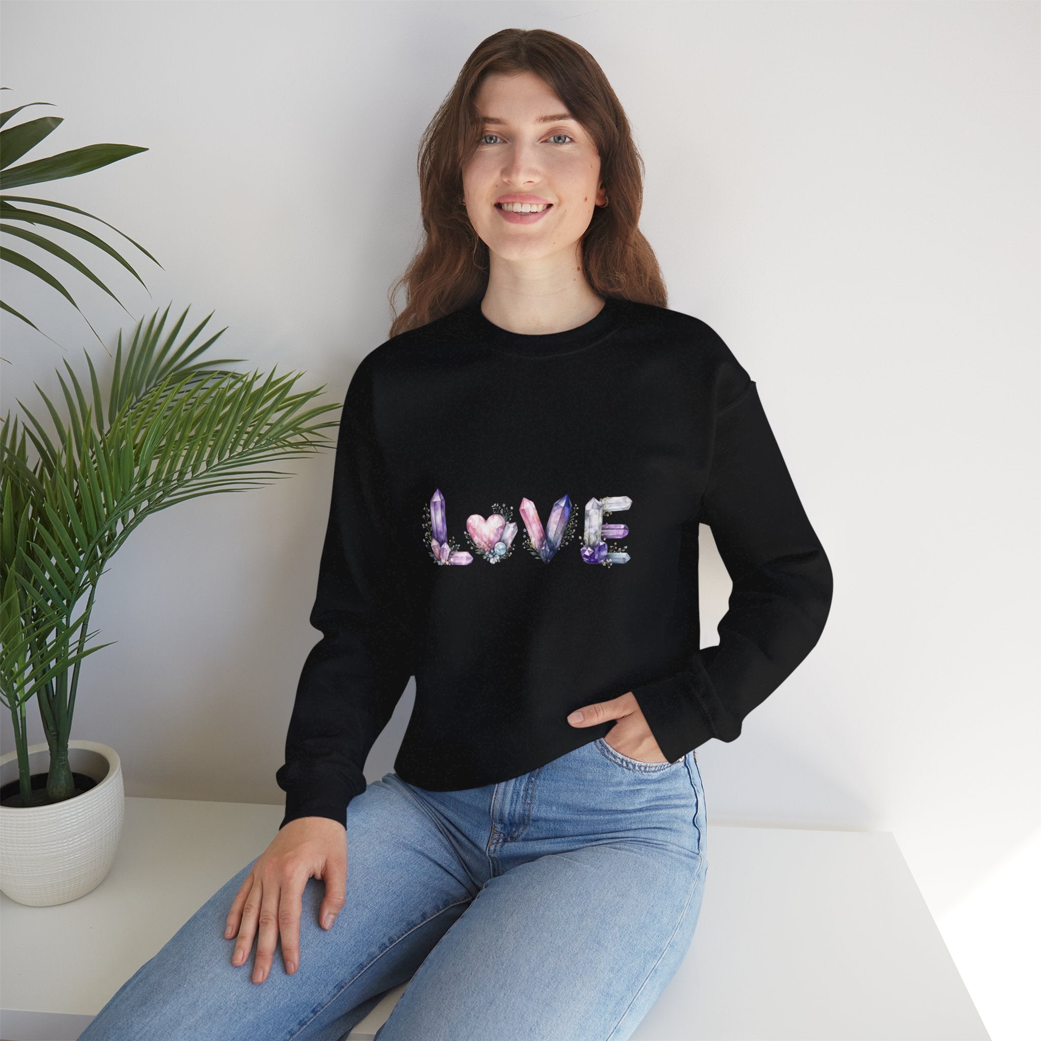 LOVE Crystal Letter Design