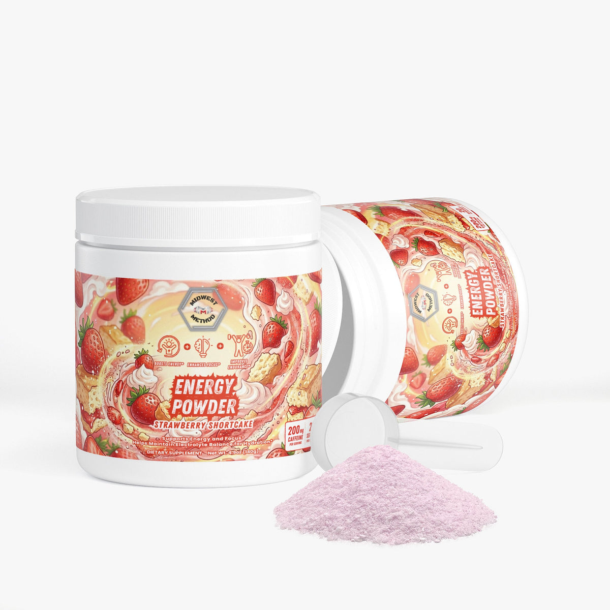 Energy Powder (Strawberry Shortcake)