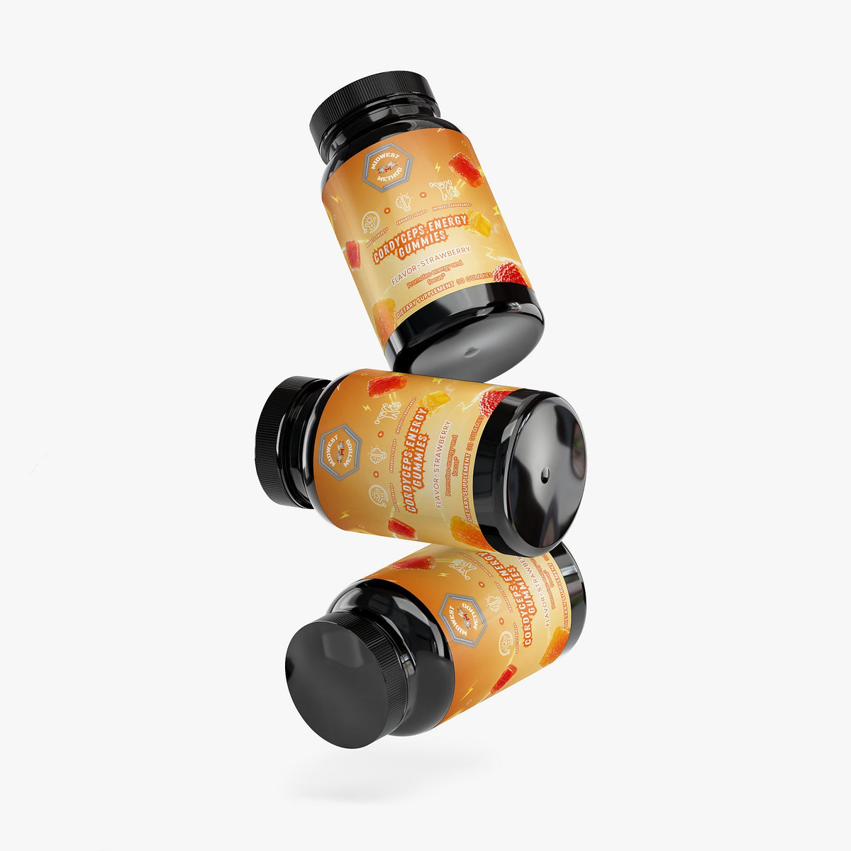 Cordyceps Energy Gummies (Strawberry)