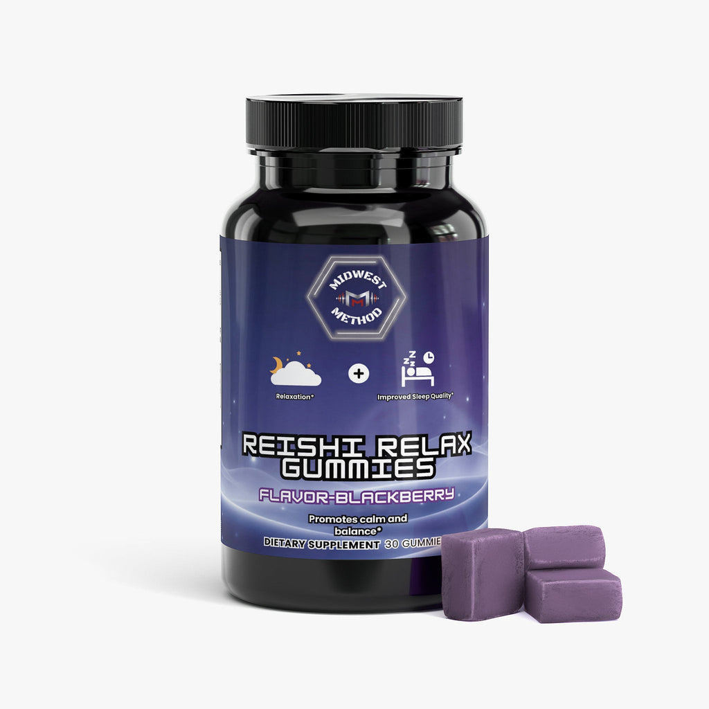 Reishi Relax Gummies (Blackberry)