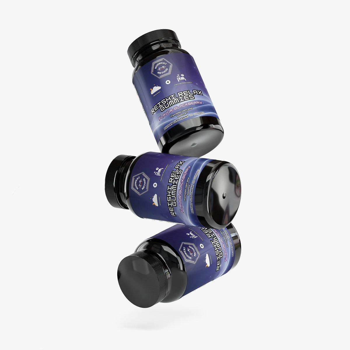 Reishi Relax Gummies (Blackberry)
