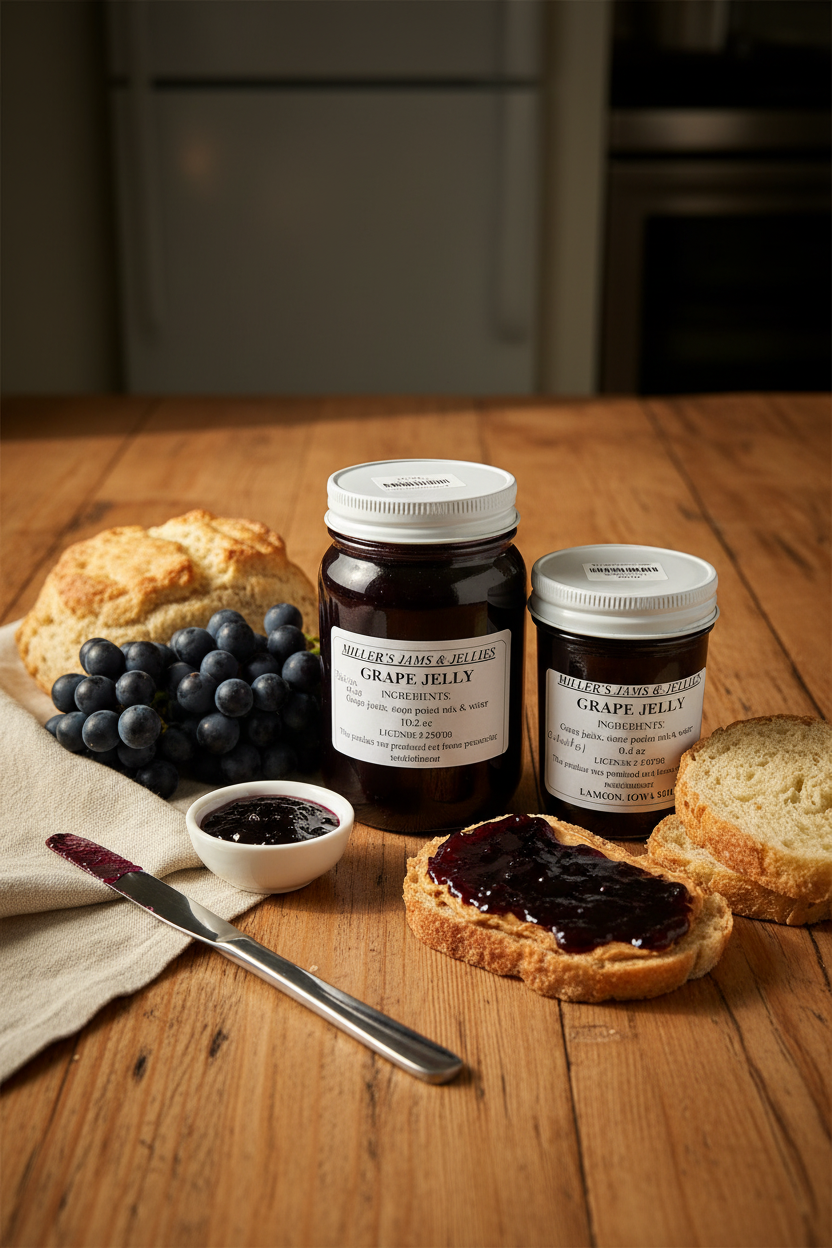 Miller’s Grape Jelly | Authentic Local Amish-Made Spread