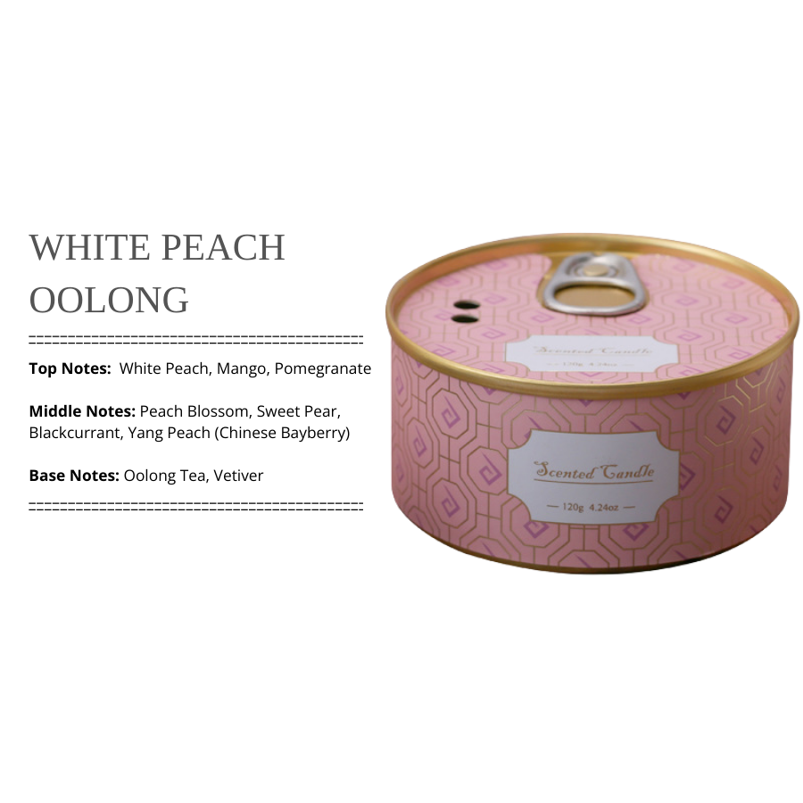 Vintage Canned Scented Candle, Handmade Soy Wax Candle with Light and Elegant Aroma, Clean and Low-Smoke Decorative Candle for Home Décor and Gift Giving