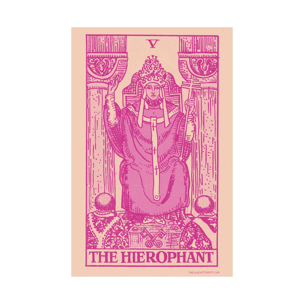 The Hierophant Tarot Card Poster by The Love Witch