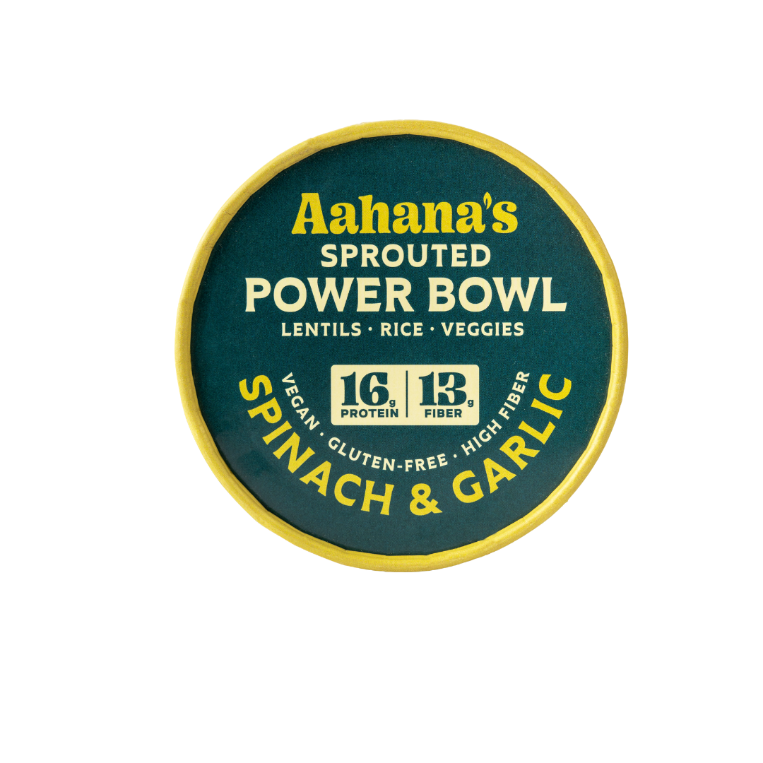 Spinach & Garlic -  Sprouted Power Bowl (6 Pack)