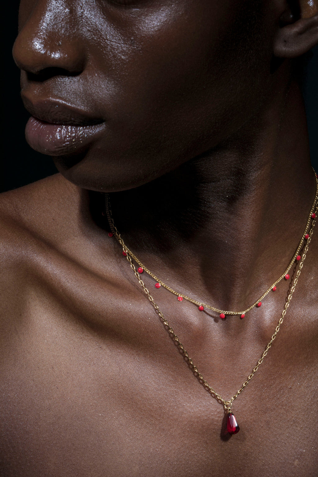 Seed of Life Necklace Set – Pomegranate Seed