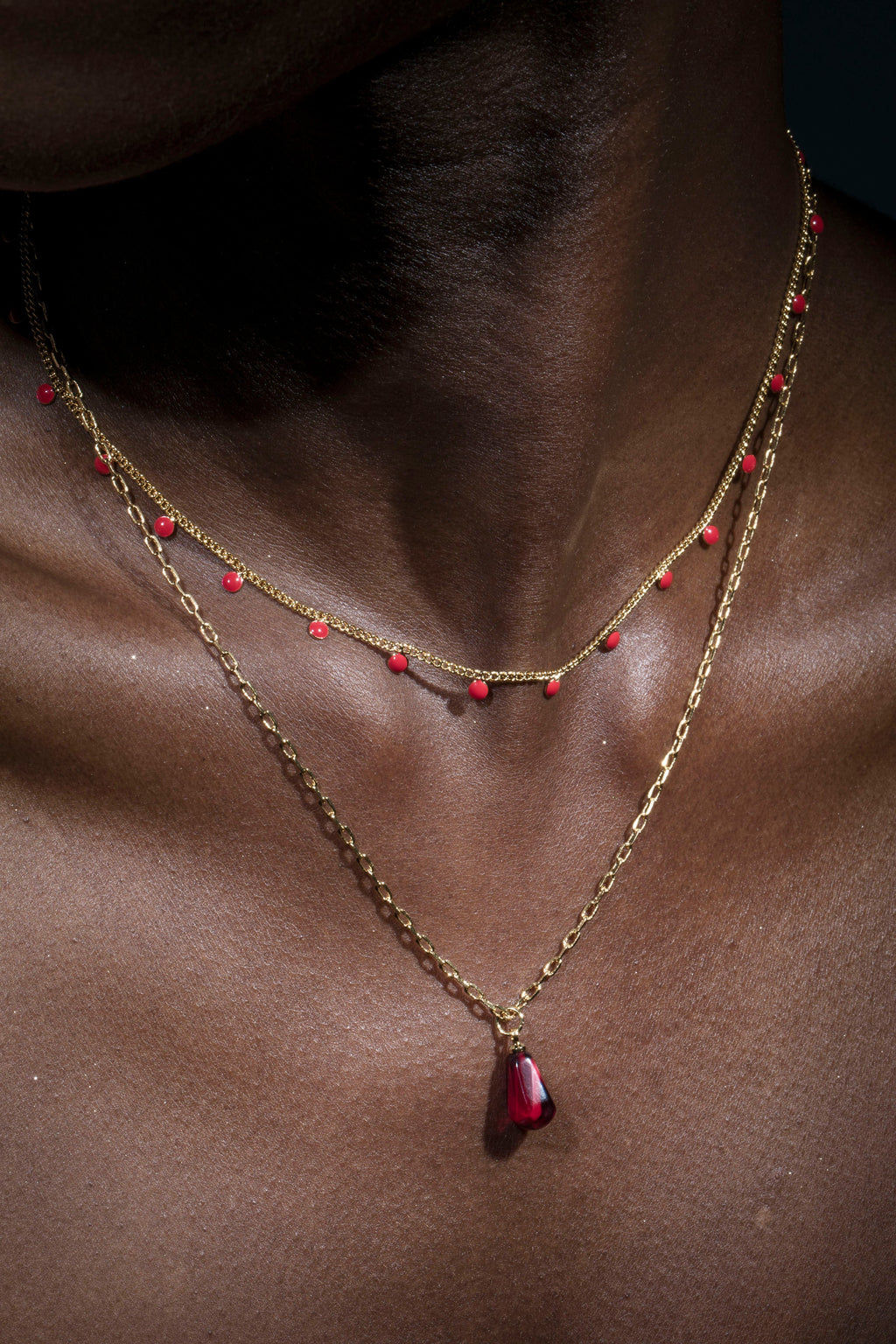 Seed of Life Necklace Set – Pomegranate Seed