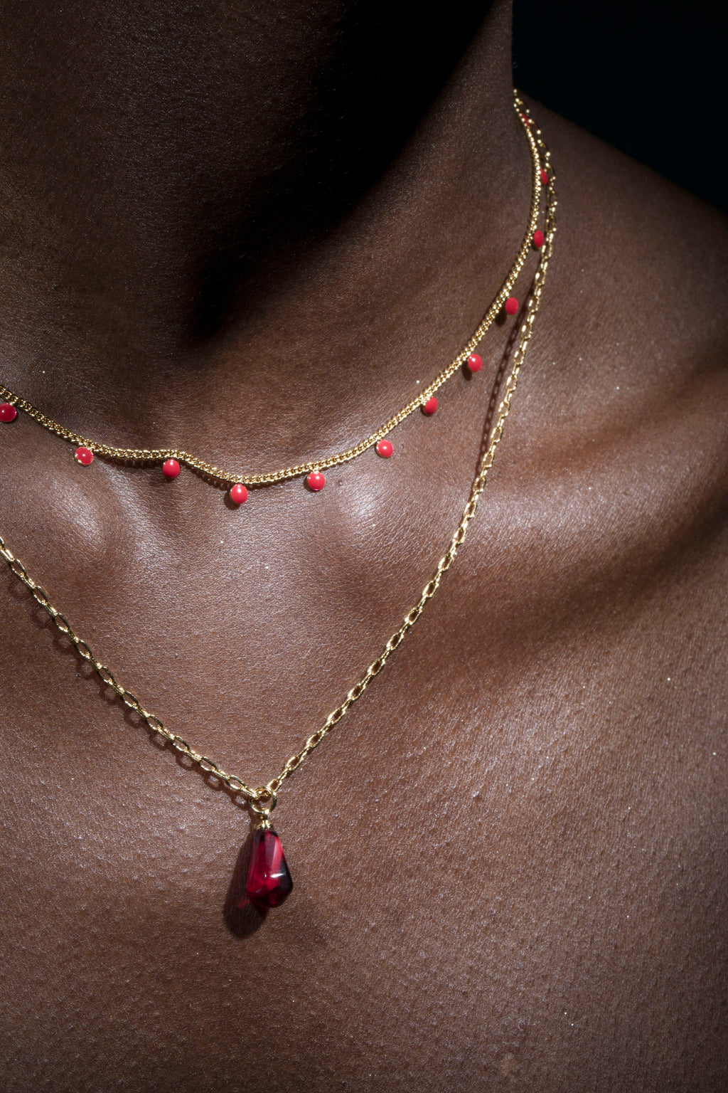 Seed of Life Necklace Set – Pomegranate Seed