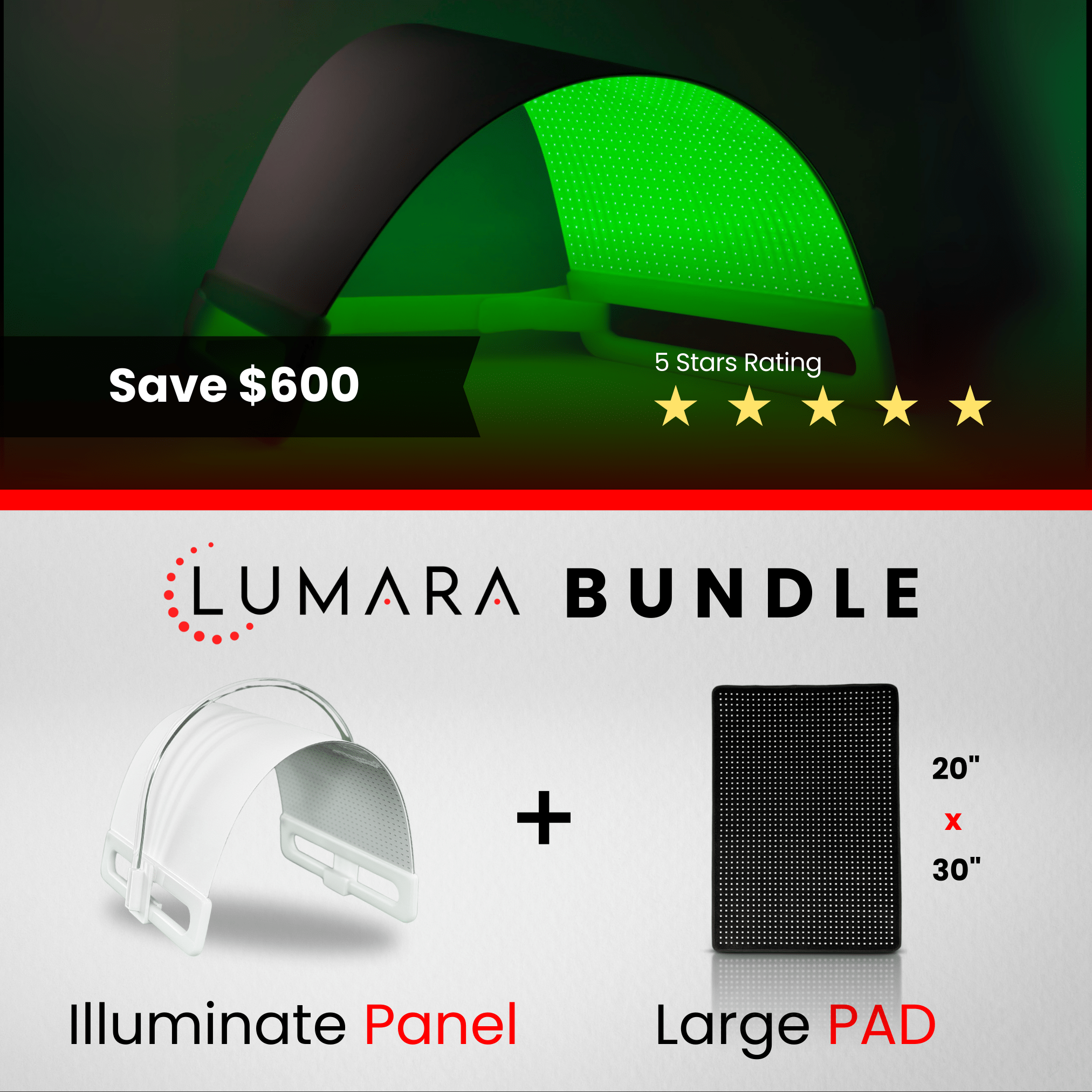 Illuminate Green V1 – Green Light Therapy Panel