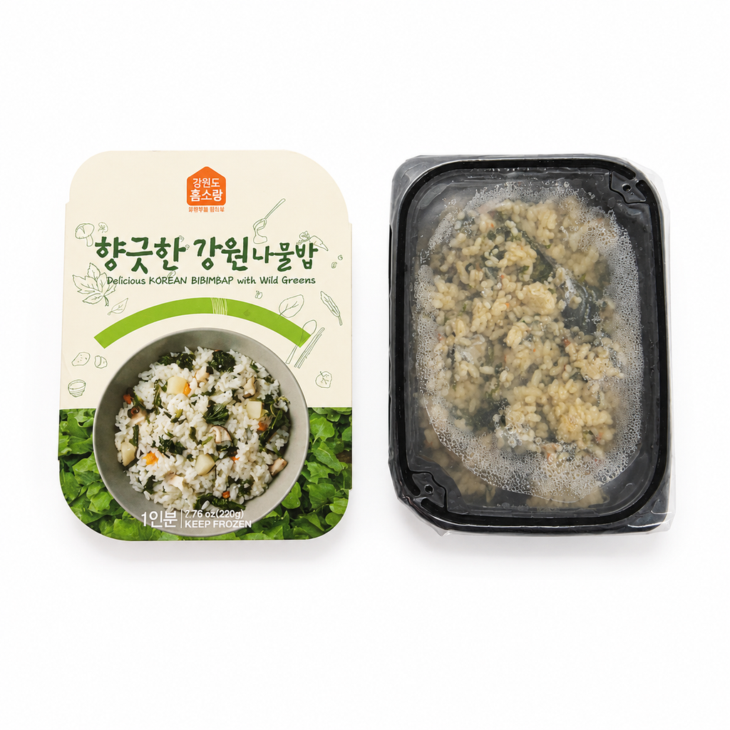[Homesrang] Gangwon Wild Greens Rice (220g, 7.76oz)