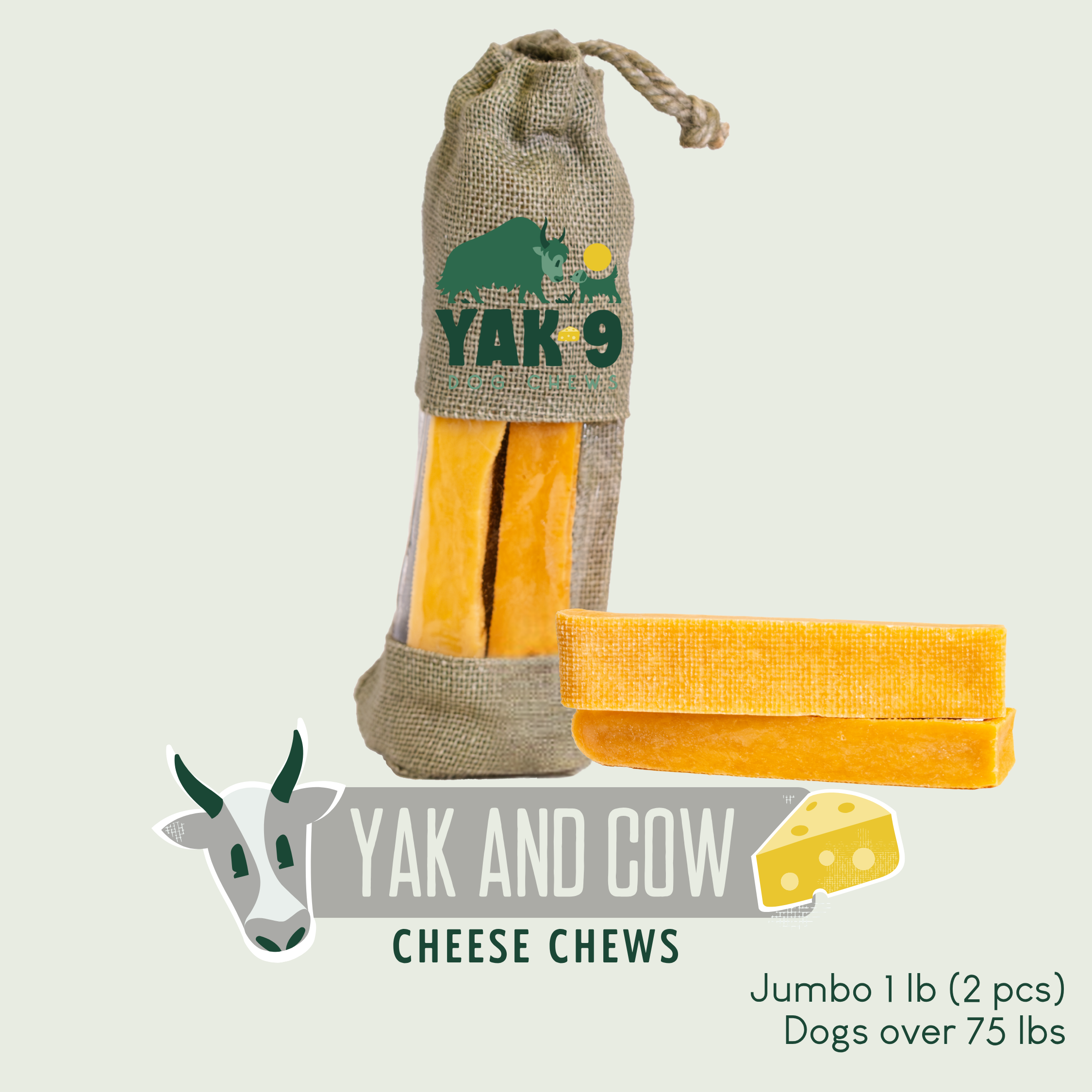 Yak and Cow Milk Chews for Dogs