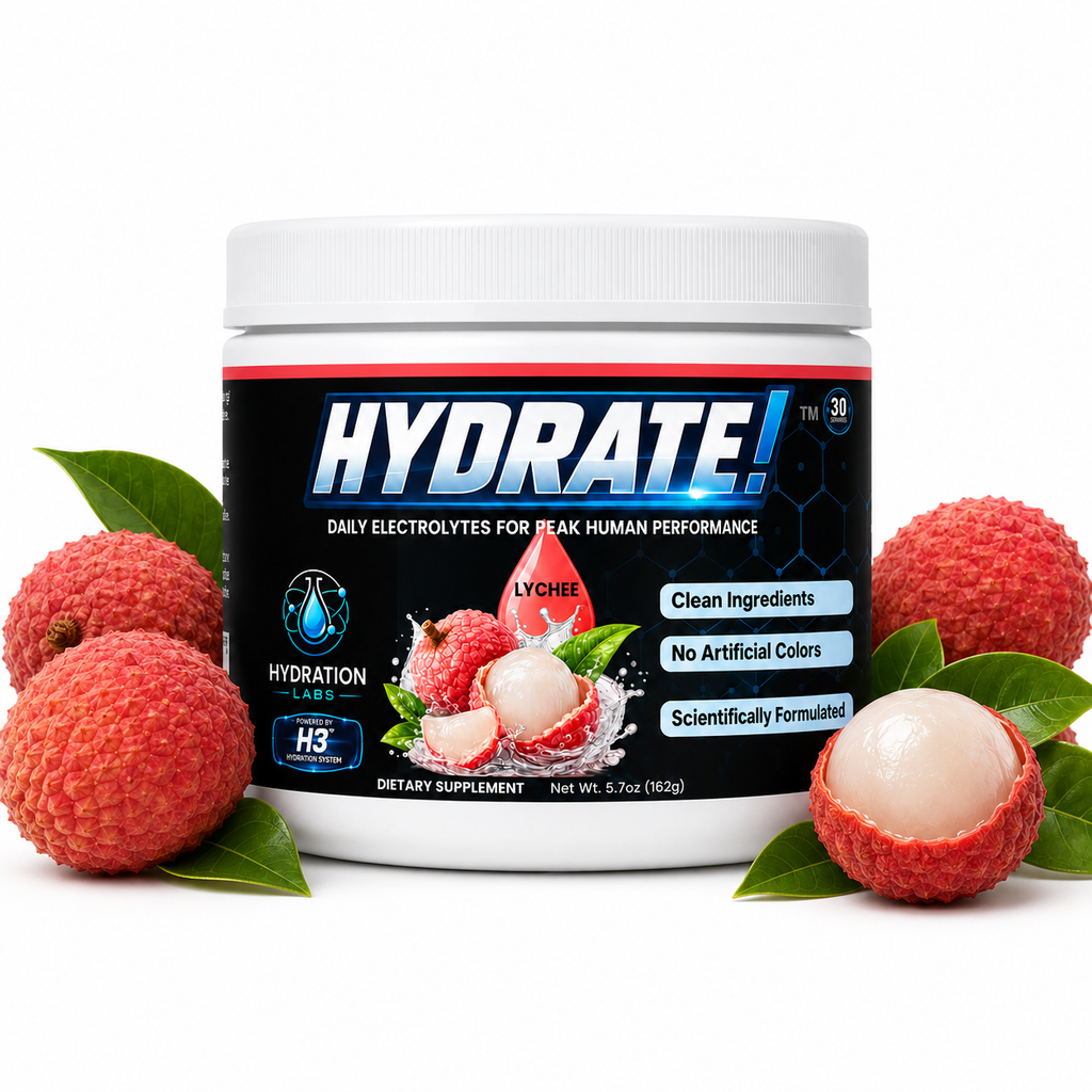 HYDRATE! (Lychee) Advanced Electrolyte Hydration Powder