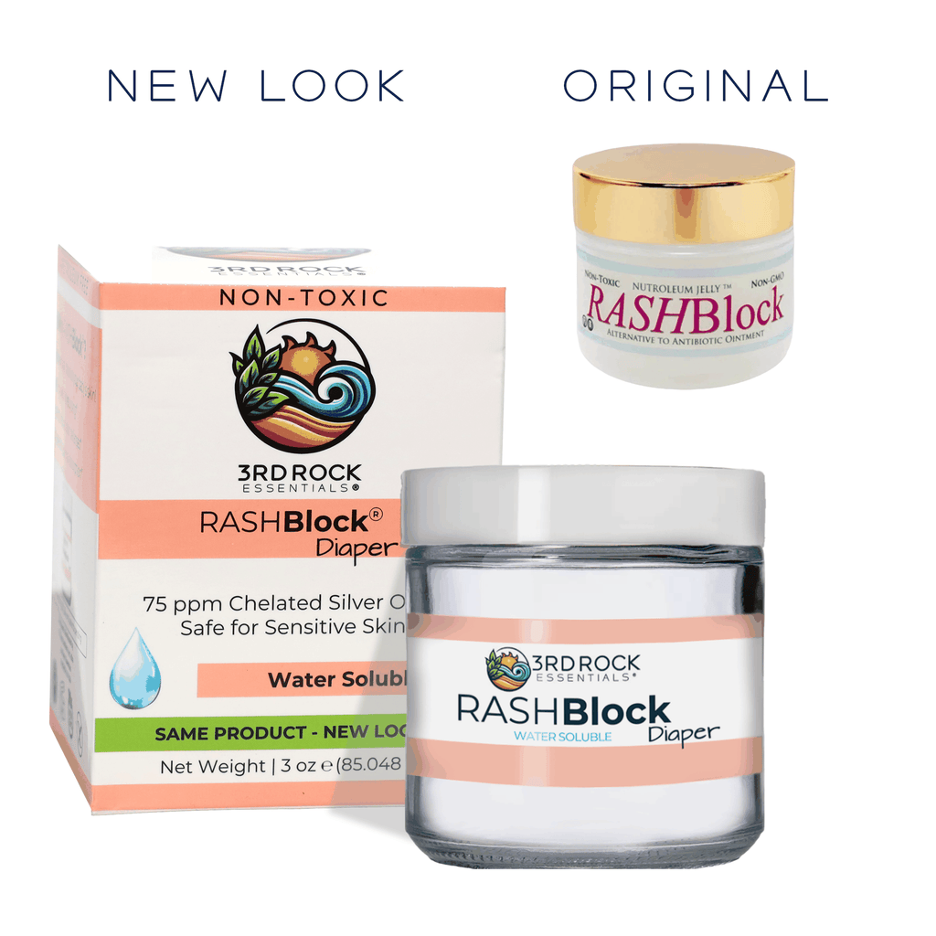 RASHBlock® Diaper 75ppm Silver Diaper Care Ointment - Water Soluble 3 oz