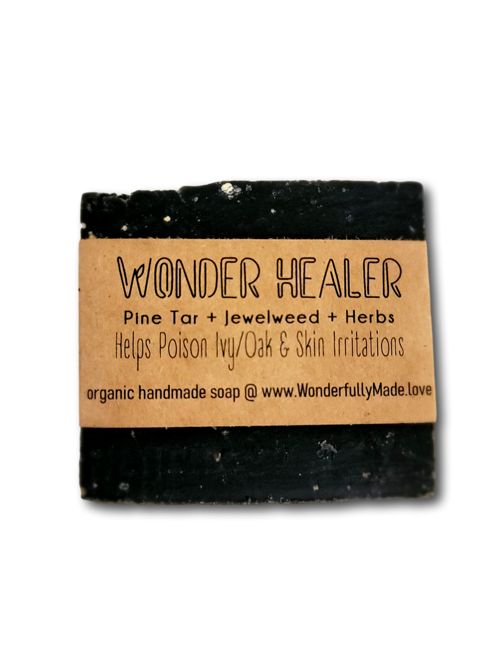 Wonder Healer Soap | Pine Tar | Jewelweed | Herbal | Colloidal Oatmeal | for Poison Ivy and other Skin Ailments
