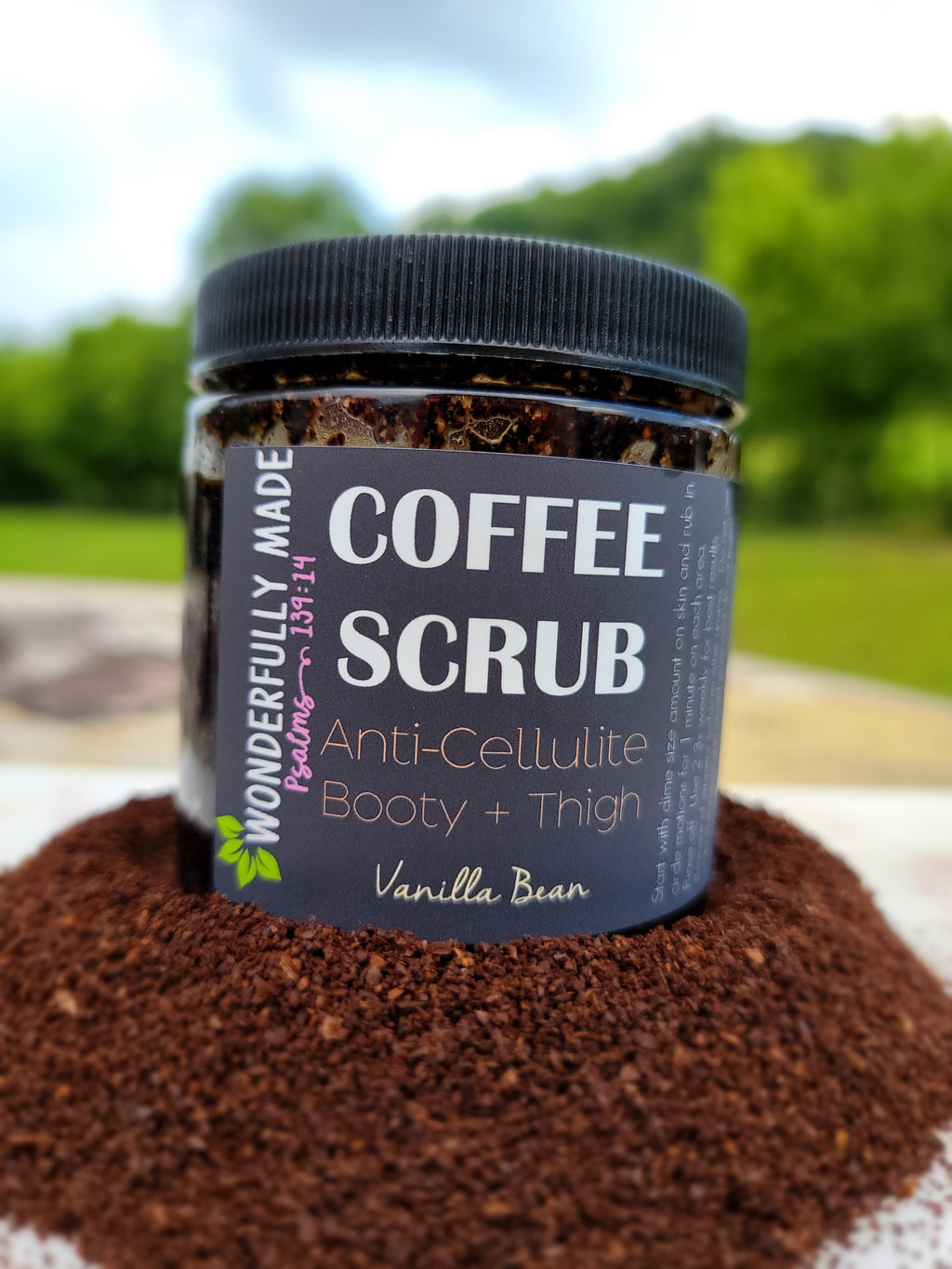 Coffee Scrub Anti-Cellulite Polish for Booty and Thigh