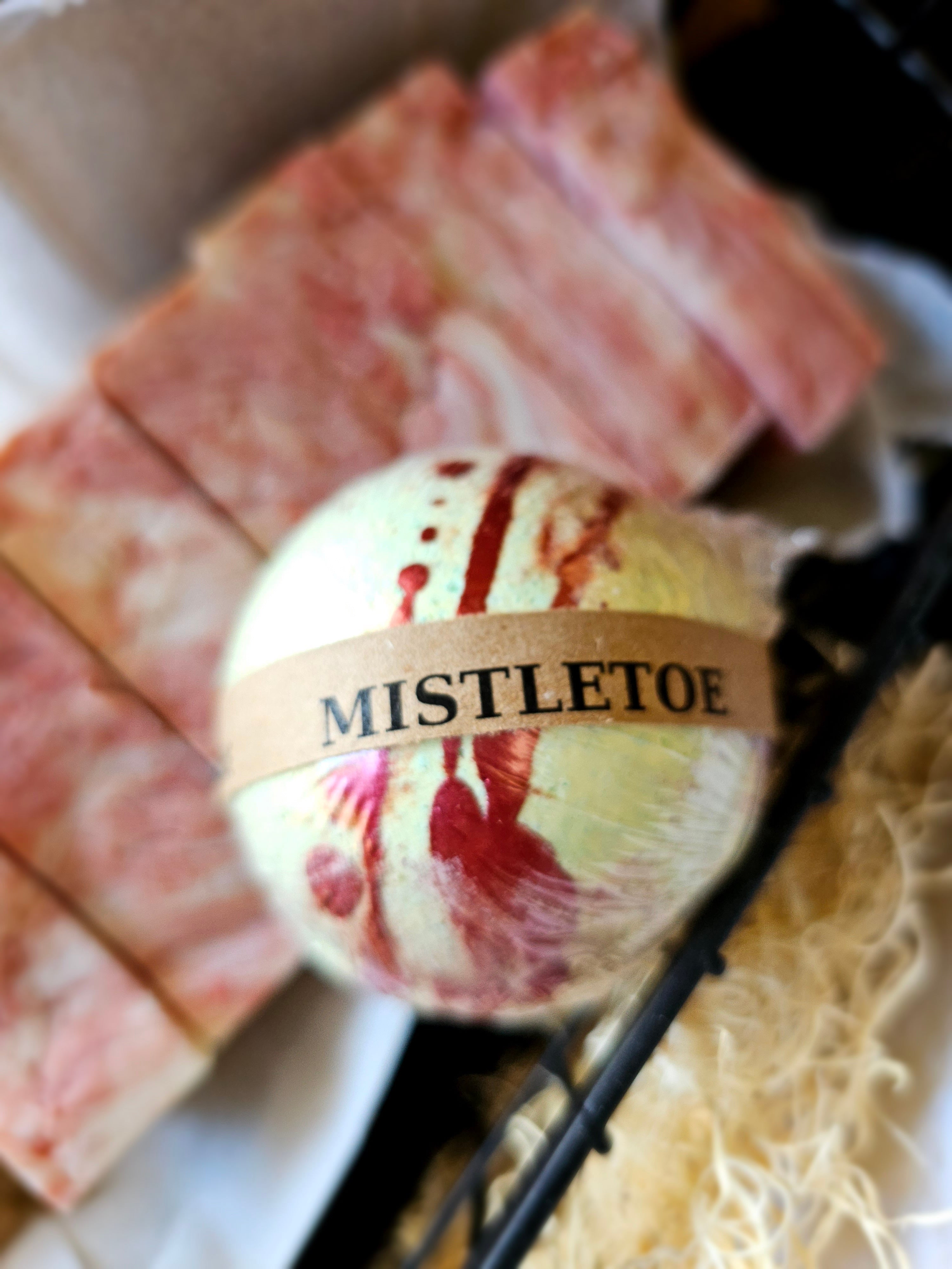 Bath Bomb | Mistletoe | Natural Organic Oils