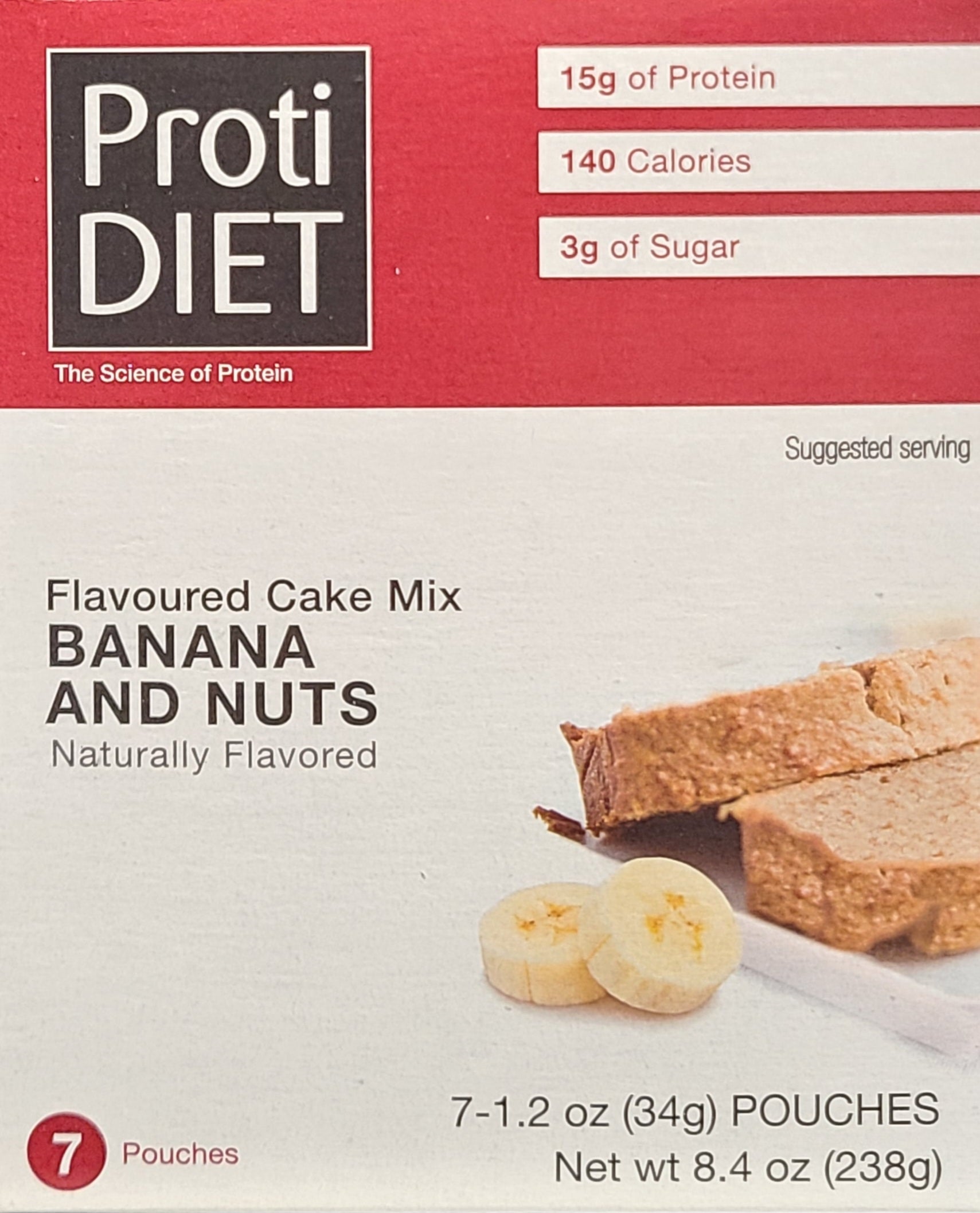 Banana Nut Cake Flavored Cake Mix - Protidiet