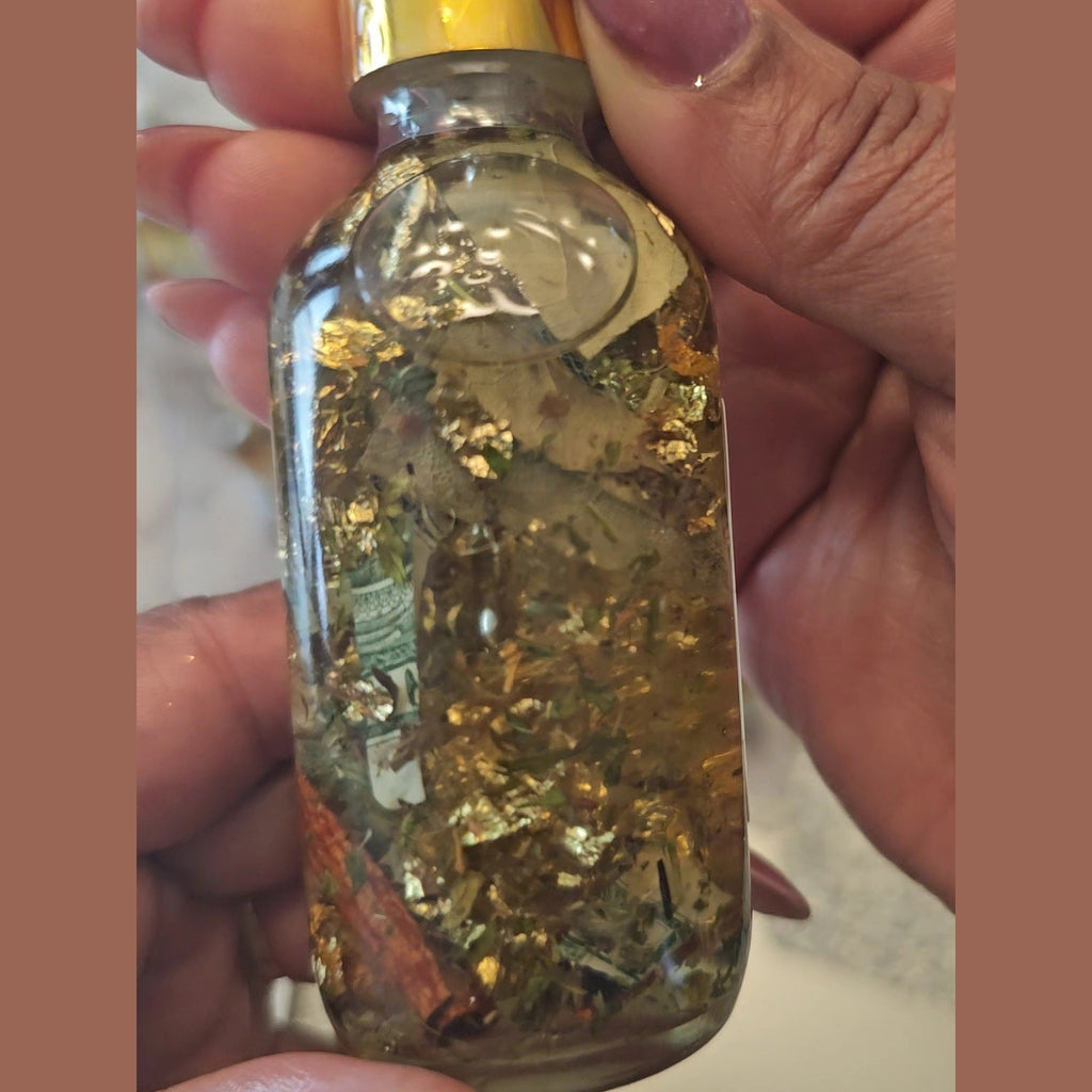 Fast Money Oil - Luxury Hoodoo Conjure Oil for Quick Cash & Prosperity
