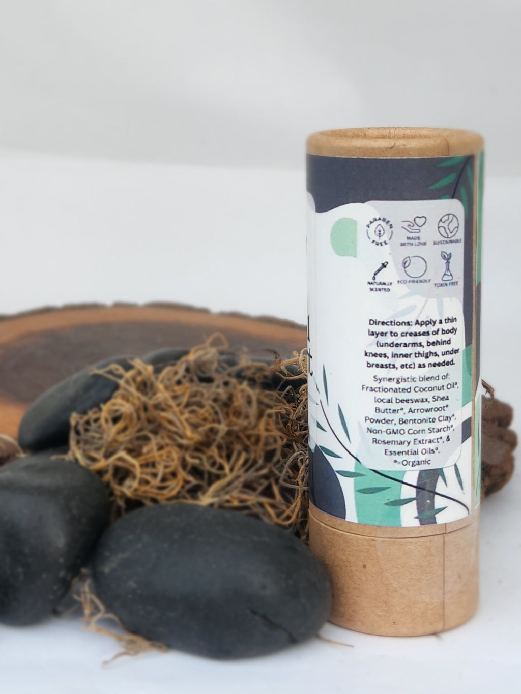 Natural Deodorant | Aluminum Free |Eco-Friendly Tube | All day protection | Odor Neutralizing | Safe for Sensitive Skin | All-Natural | Organic