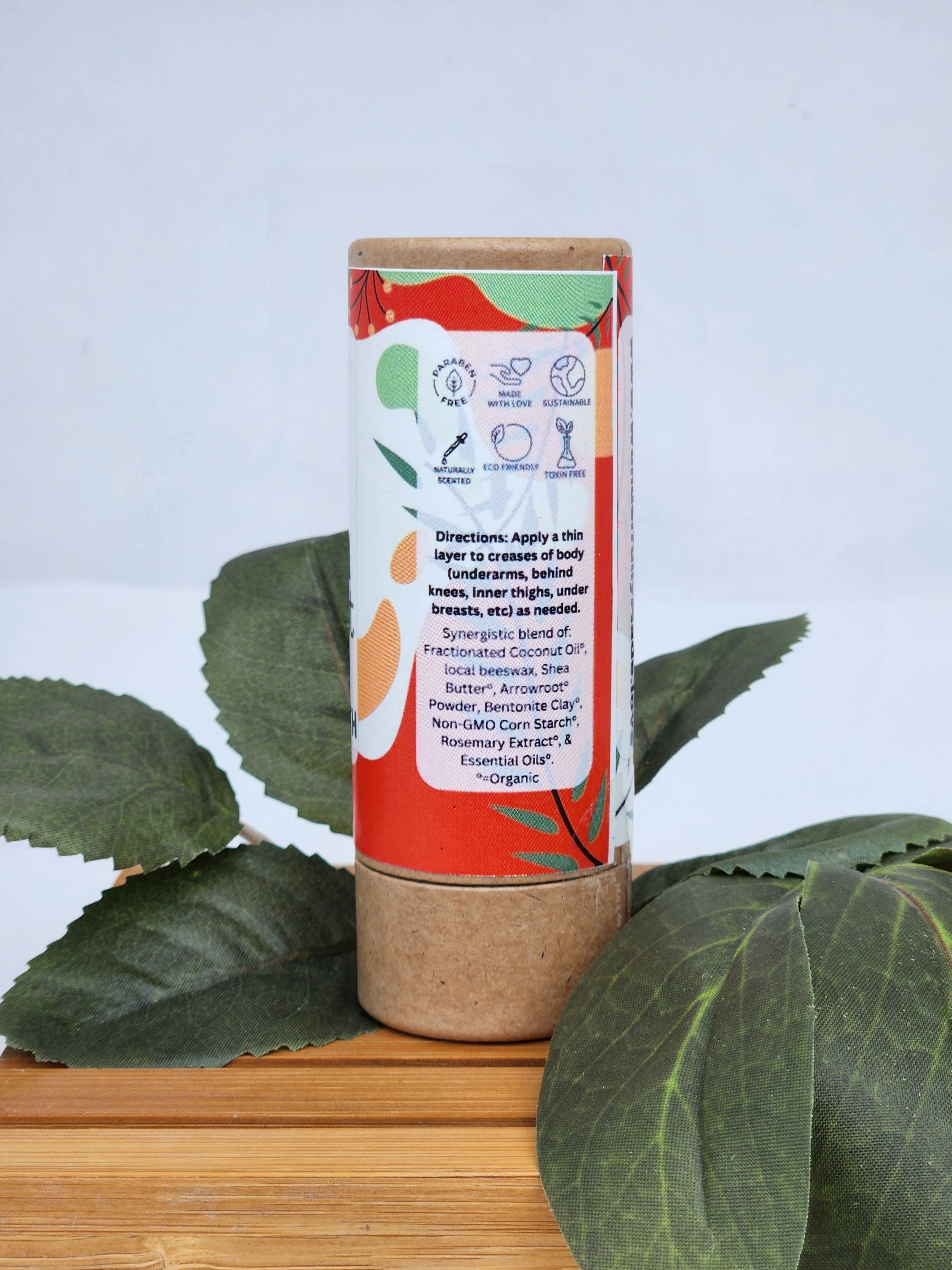 Natural Deodorant | Aluminum Free |Eco-Friendly Tube | All day protection | Odor Neutralizing | Safe for Sensitive Skin | All-Natural | Organic
