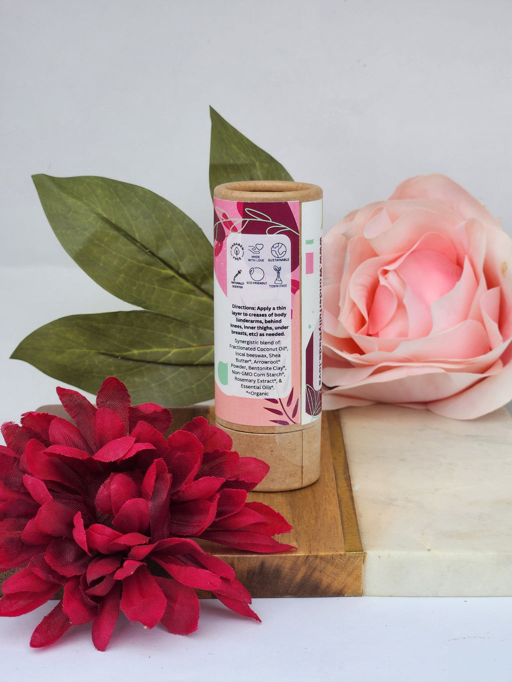 Natural Deodorant | Aluminum Free |Eco-Friendly Tube | All day protection | Odor Neutralizing | Safe for Sensitive Skin | All-Natural | Organic