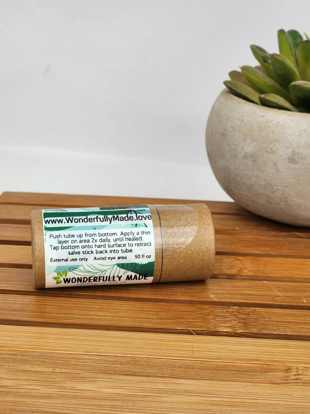 Herbal Healing Stick | Natural Remedy Salve | Organic Eczema Salve | Chapped Lip Relief | Large Chapstick | Scar Remover | Travel Size Tube