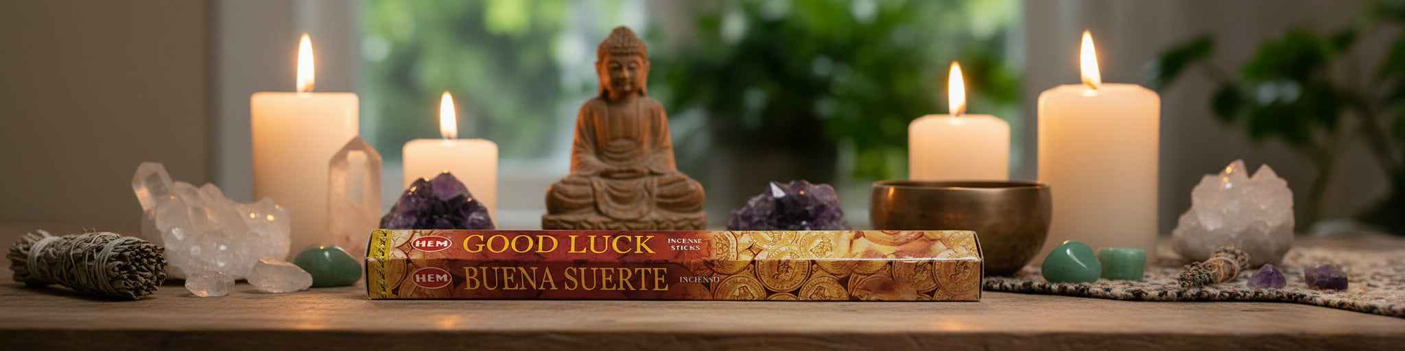 Hem Hexagon Good Luck Incense Sticks
