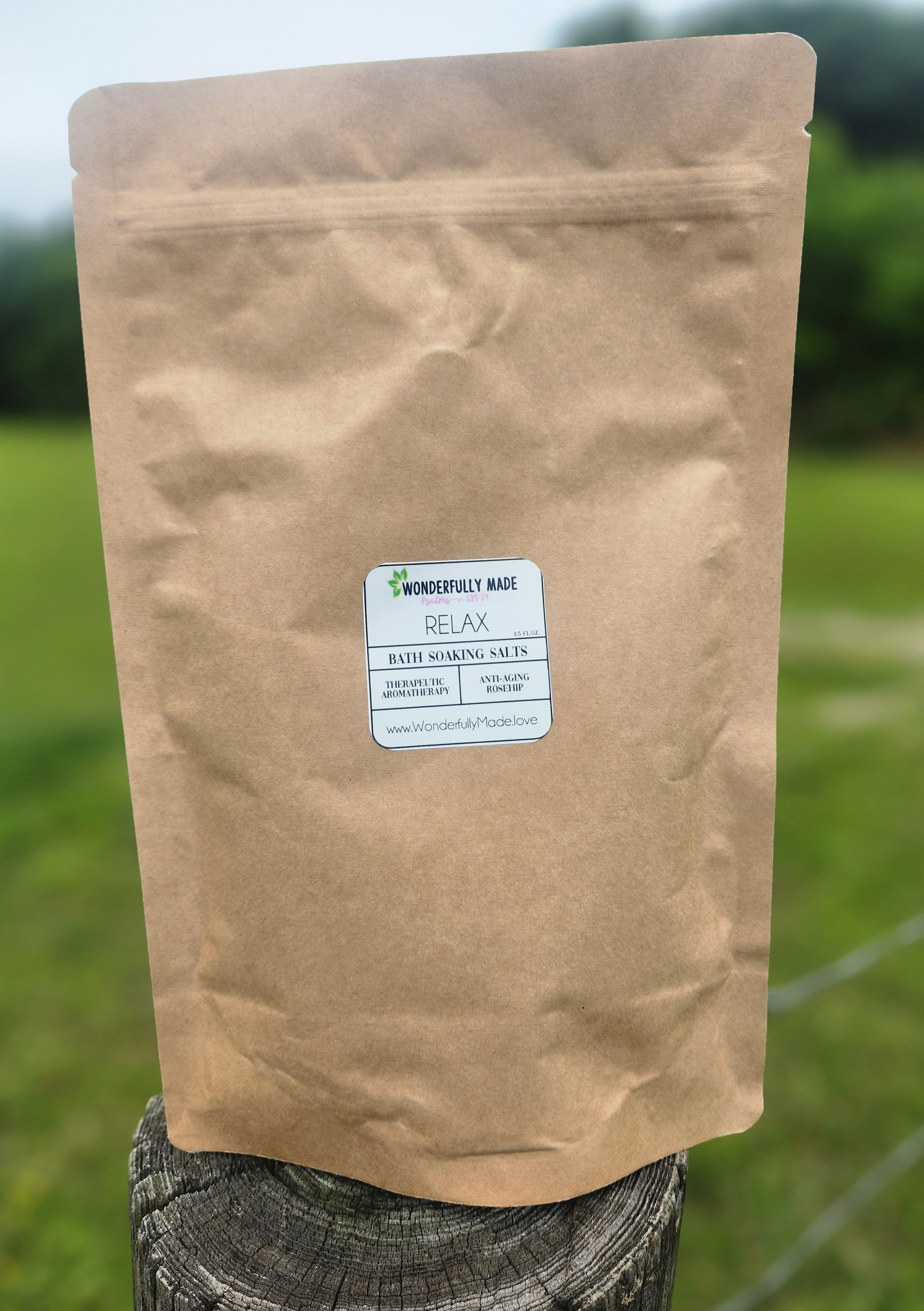 Relax | Bath Soaking Salts | Himalayan Dead Sea Epsom Refill