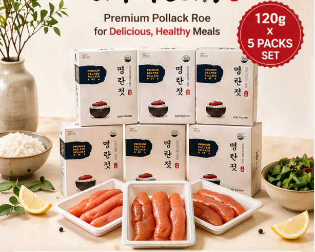A Full Meal with Pollock Roe Set  ( 5 packs )