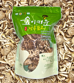 Forest-Grown Jangheung Shiitake Mushrooms(80g, 2.8oz)