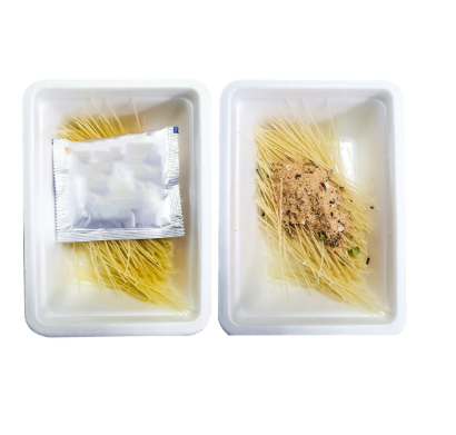 [Wellbeing Garden] Square Rice Noodles – Savory Anchovy Flavor (92g, 3.25oz)