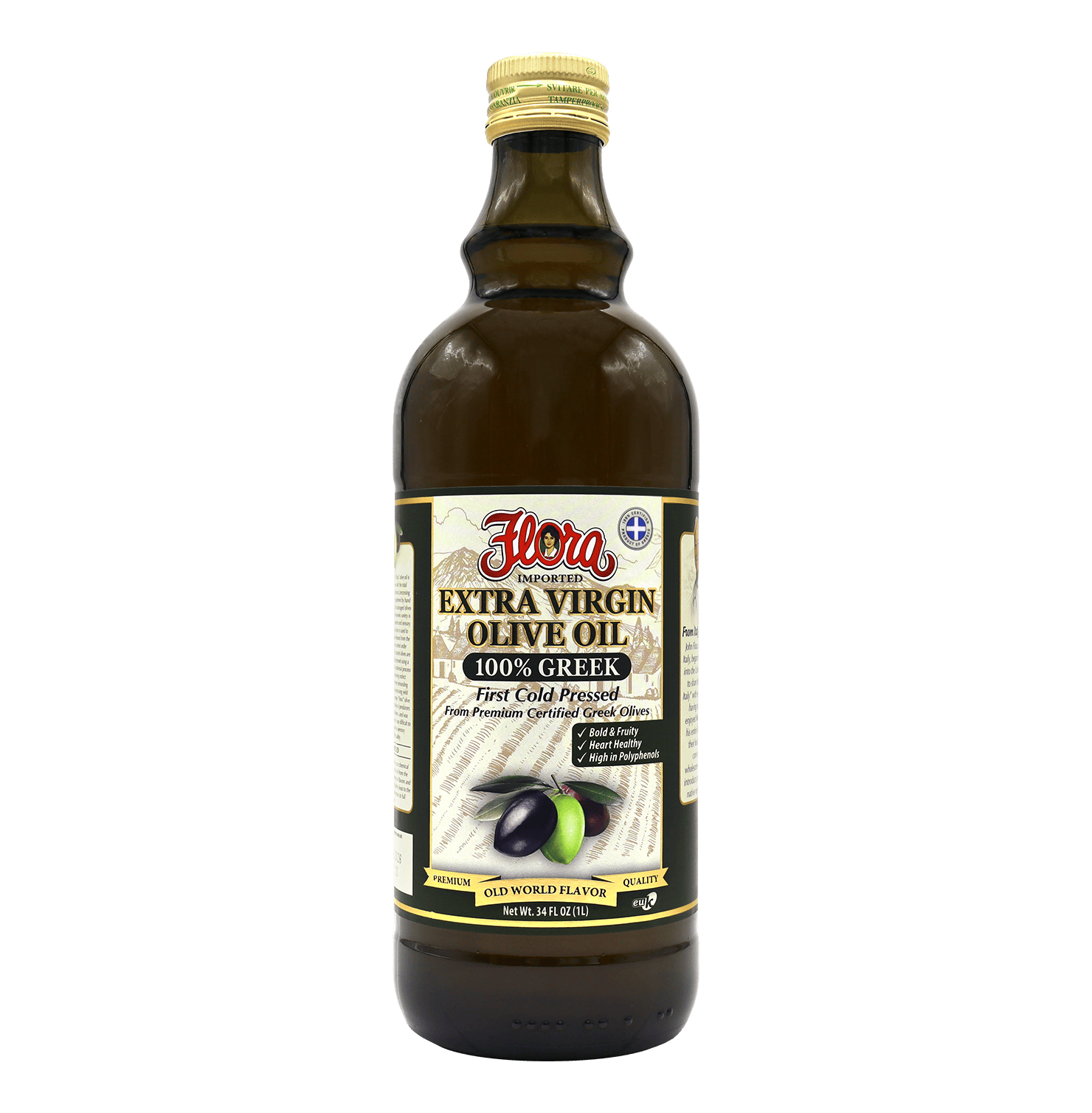 The VIRAL Flora 100% Greek Extra Virgin Olive Oil  -  First Cold Pressed