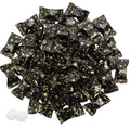 Black and gold individually wrapped butter mints with gold star wrappers and two unwrapped creamy white mints, perfect for weddings, graduations, anniversaries, retirement parties, candy buffets, and elegant celebrations.