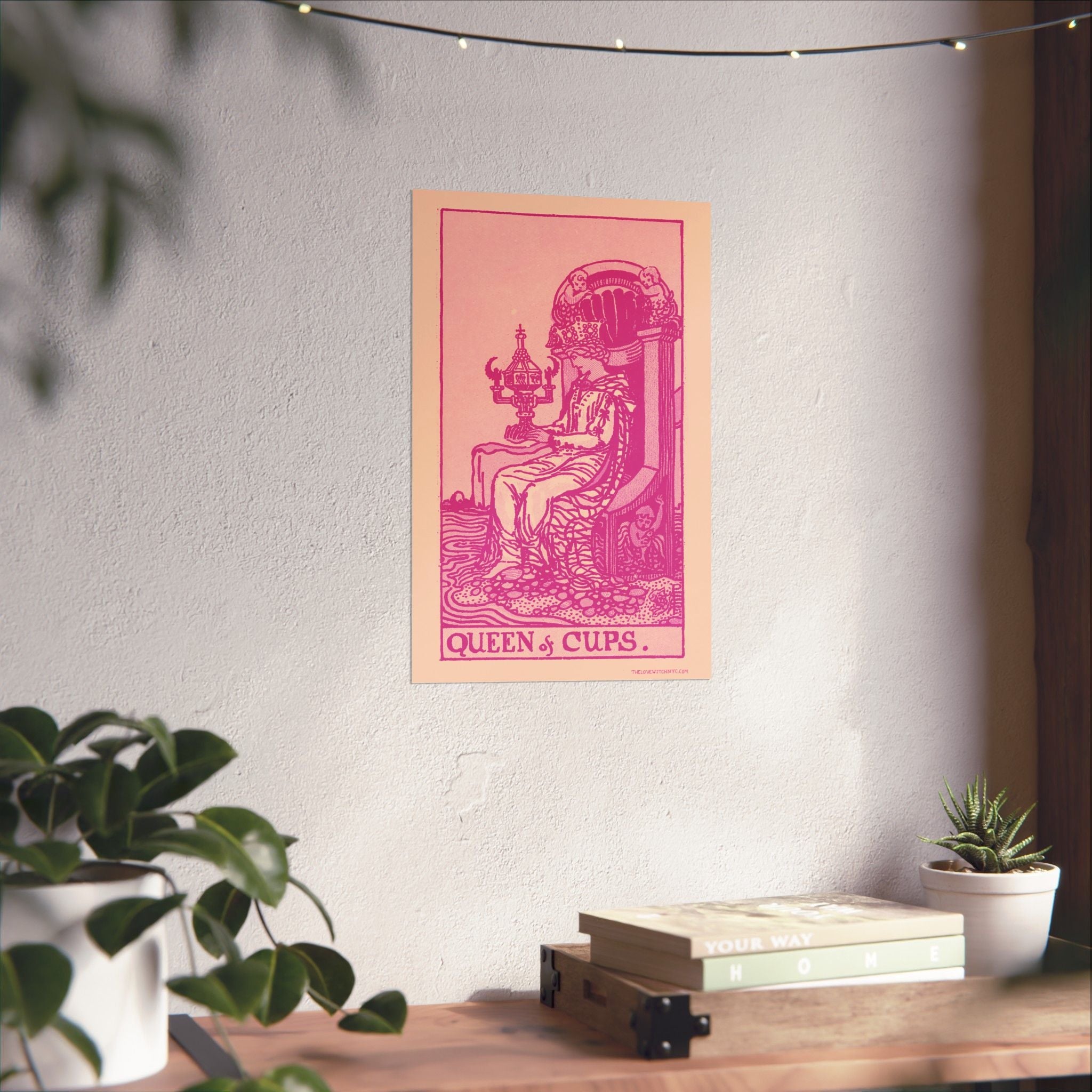 Queen of Cups Tarot Card Poster by The Love Witch