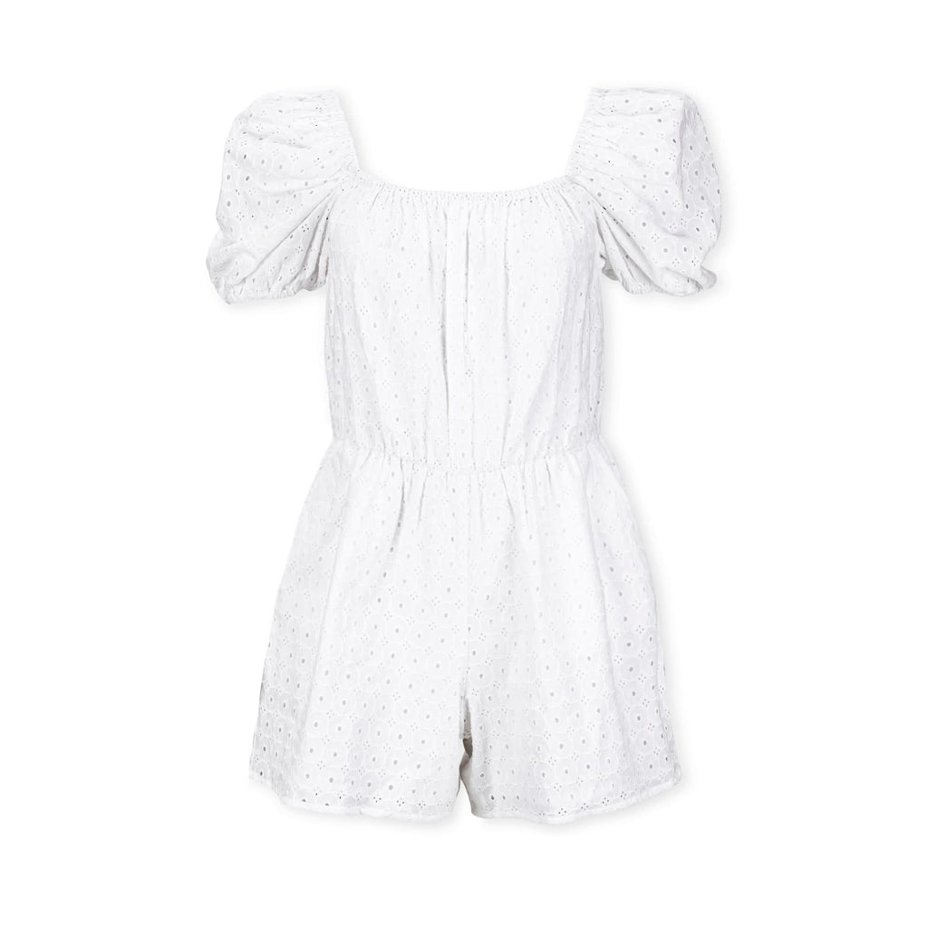 Organic Eyelet Romper