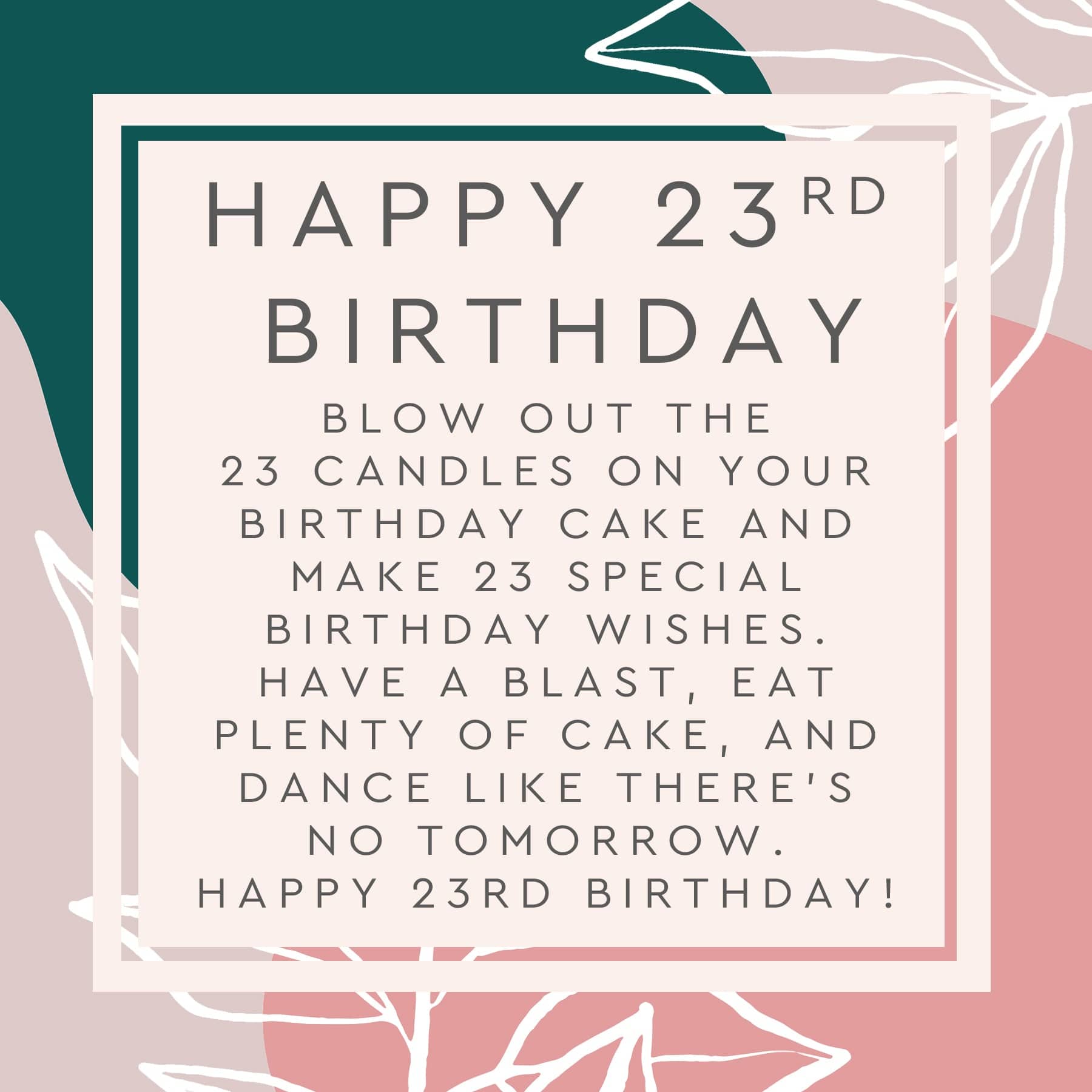 23rd Birthday Compass Necklace Spa Gift Box Set