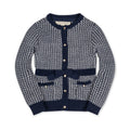 Organic Fancy Tweed Cardigan - Baby