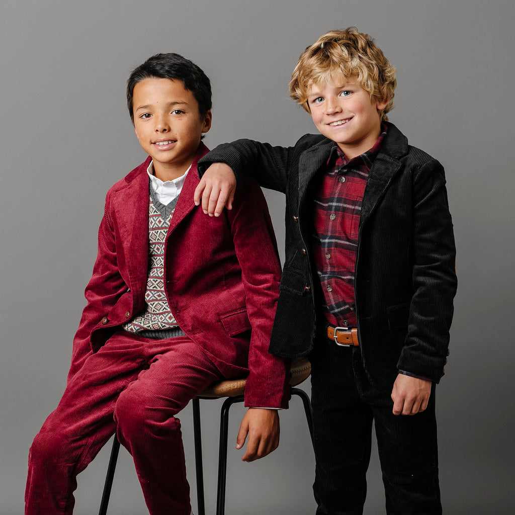 Organic Corduroy Blazer with Elbow Patches - Baby