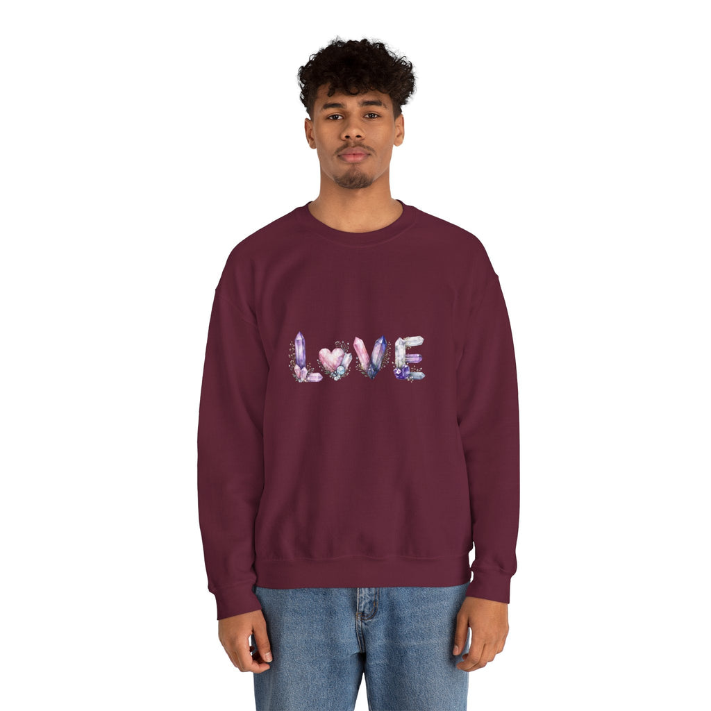 LOVE Crystal Letter Design