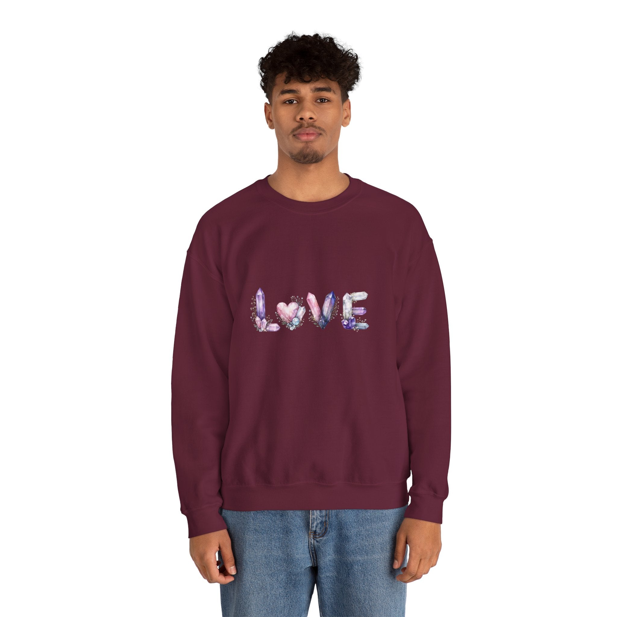 LOVE Crystal Letter Design