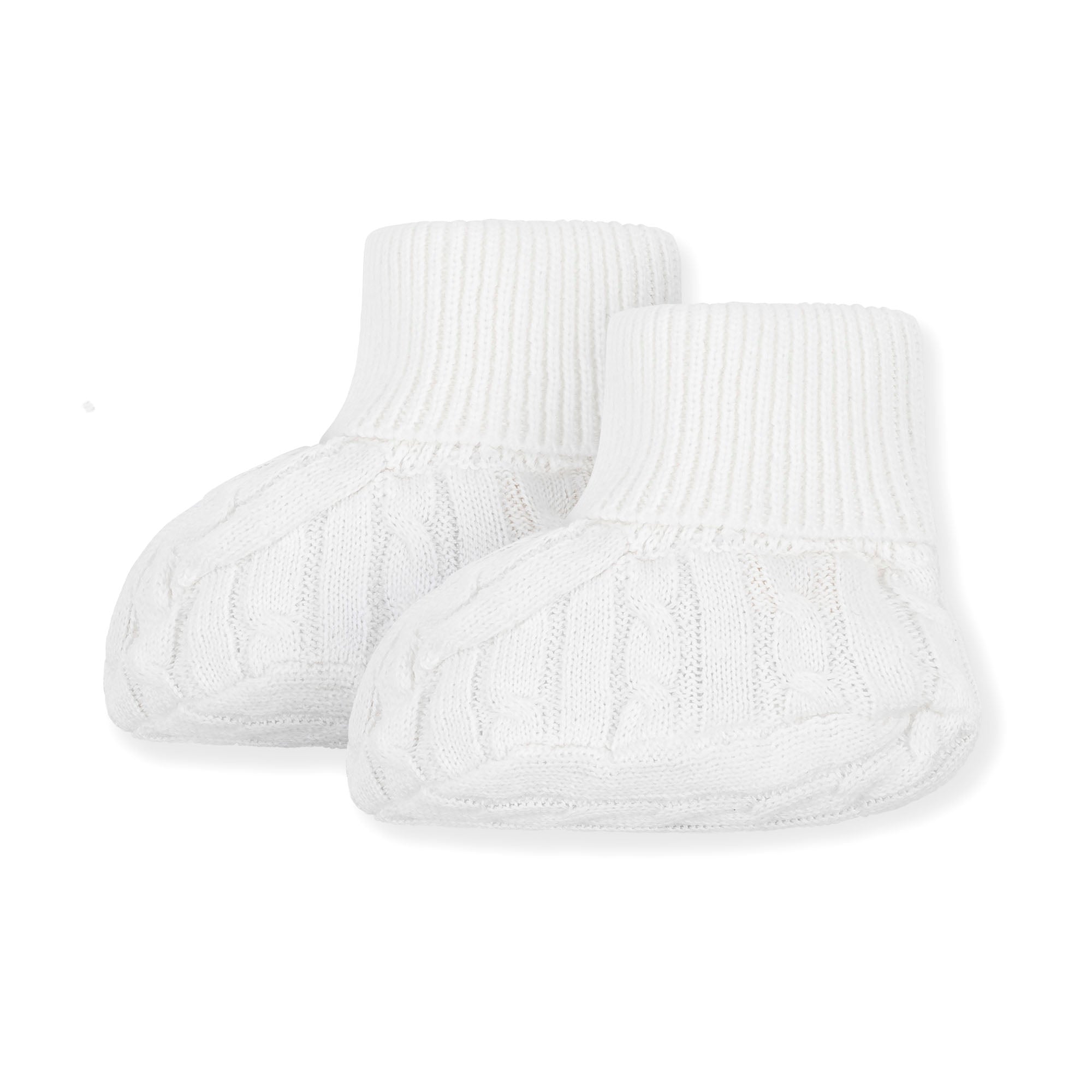 Organic Sweater Beanie and Bootie Set