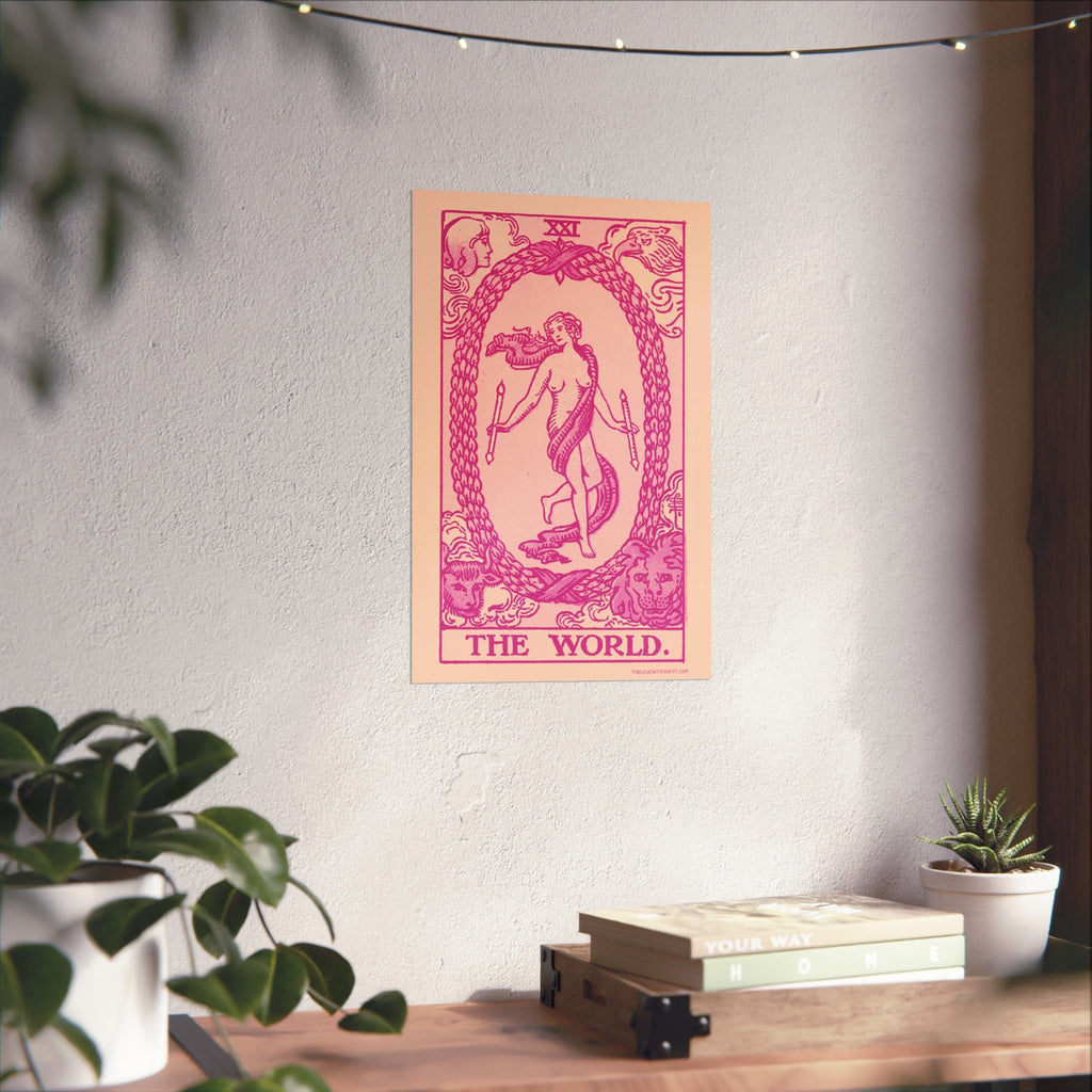 The World Tarot Card Poster by The Love Witch