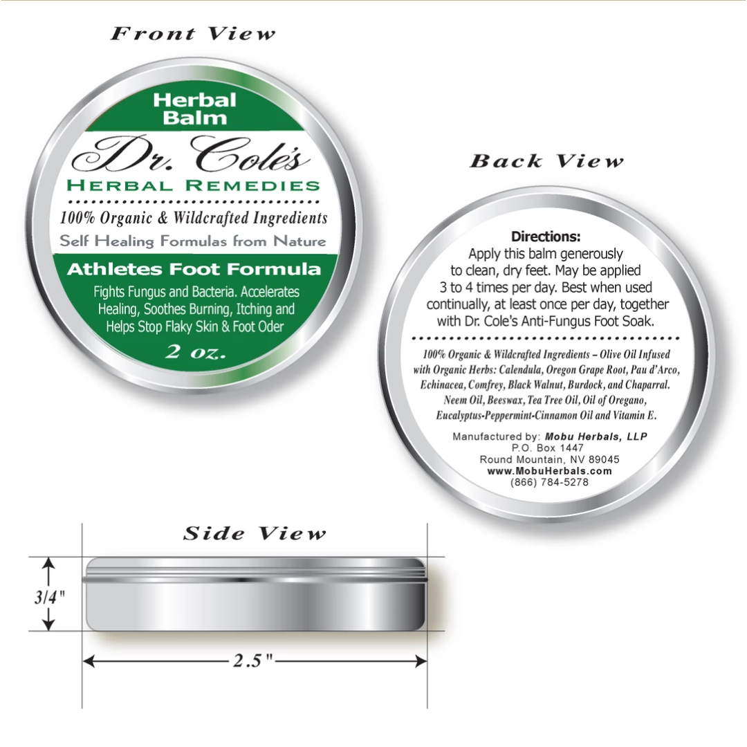 09 - Dr. Cole's Organic Athlete’s Foot Treatment