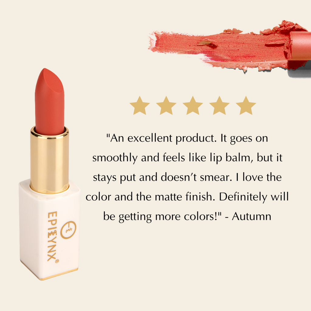 Gluten-Free Matte Lipstick – Nut-Free, Vegan, Hydrating & Long-Wear