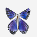 FLYING MAGIC BUTTERFLY® purple reusable flying butterfly toy with realistic monarch-style wings, interactive magic butterfly party favor, stocking stuffer, gift and surprise toy