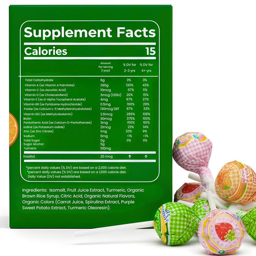 Andy Anand Sugar Free Lollipops – 29 Count Keto & Diabetic Friendly Candy, Vegan, Gluten-Free, Dye-Free, Natural Fruit Flavors, 8.8 oz