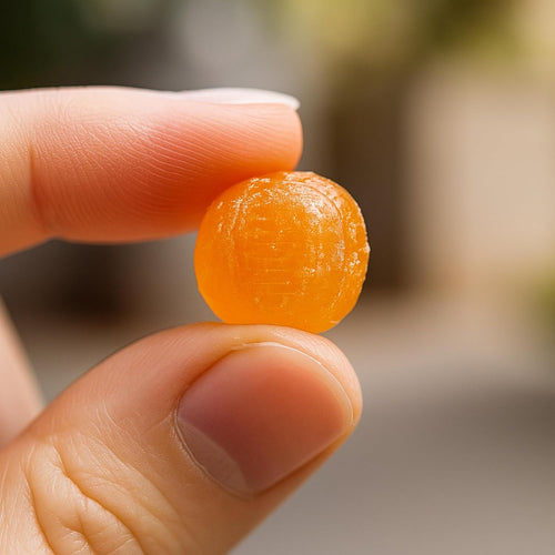 Andy Anand Sugar Free Sour Orange Hard Candy – Copper Kettle Boiled, Naturally Flavored, Keto & Diabetic Friendly, 28 Pc 7 Oz