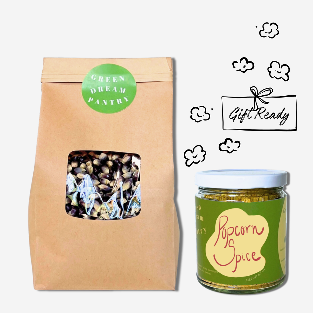 POPCORN PARTY GIFT SET - GREEN DREAM PANTRY