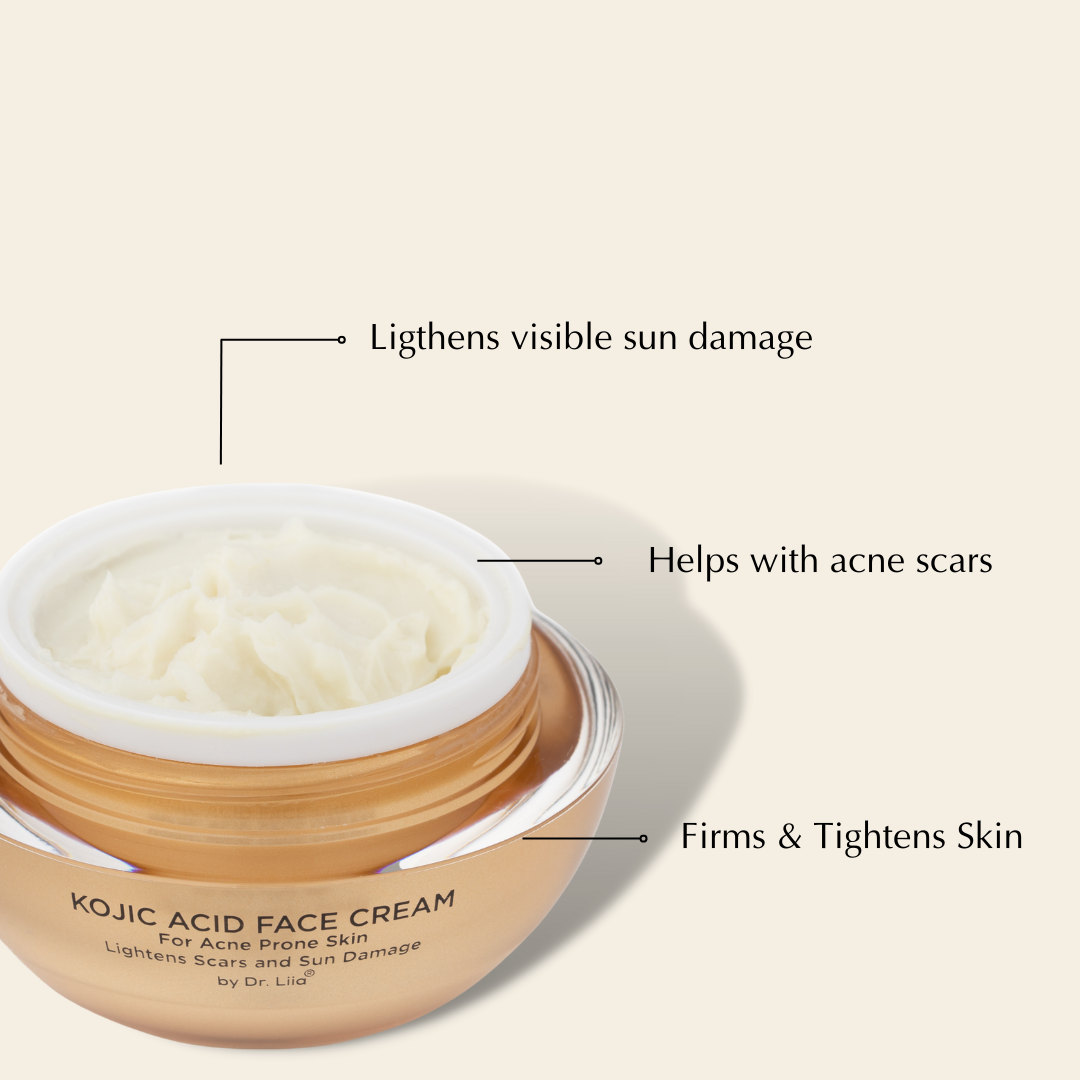 Gluten-Free Kojic Acid Skincare Set – Nut-Free, Vegan Pore Refining & Brightening Duo